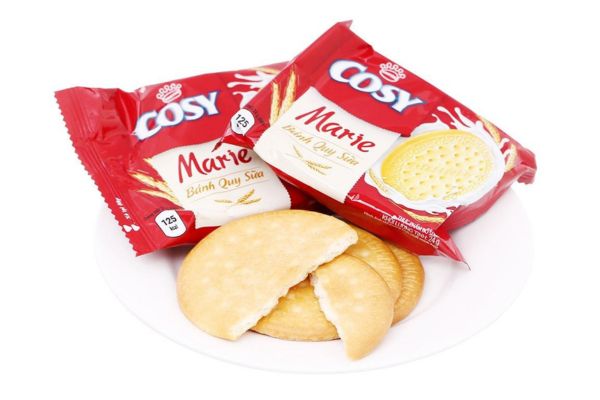 1 cái bánh quy Cosy bao nhiêu calo, ăn có béo không, miếng, gói 24g